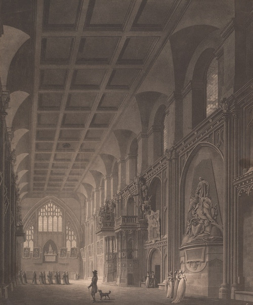 Digital Print - Interior of Guildhall by George Hawkins