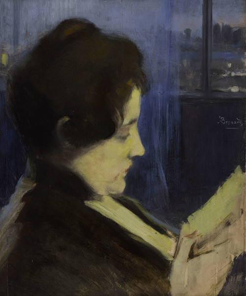 Digital Print - Portrait de madame Besnard, ne Charlotte Dubray (1854-1931) by Albert Besnard