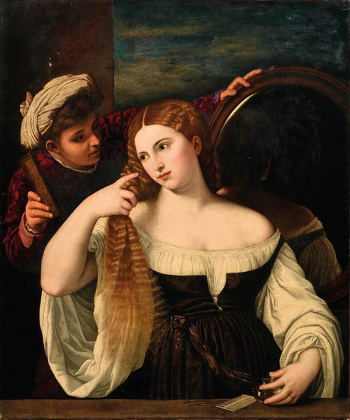 Digital Print - A Woman At Her Toilet by Circle of Titian
