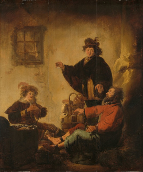 Digital Print - Joseph Interpreting the Dreams of the Baker and the Butler by Benjamin Gerritsz. Cuyp