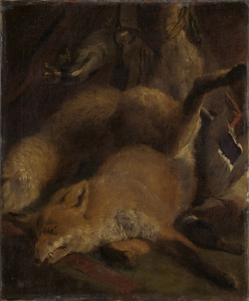 Digital Print - Jagdstilleben by Ferdinand Keller