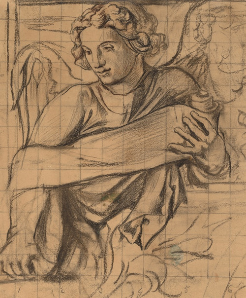 Digital Print - Angel - Trinity Church Mural by John La Farge