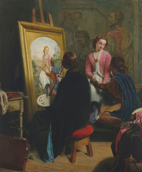 Digital Print - The Two Extremes - the Pre-Raphaelite by Henry Nelson O'Neil