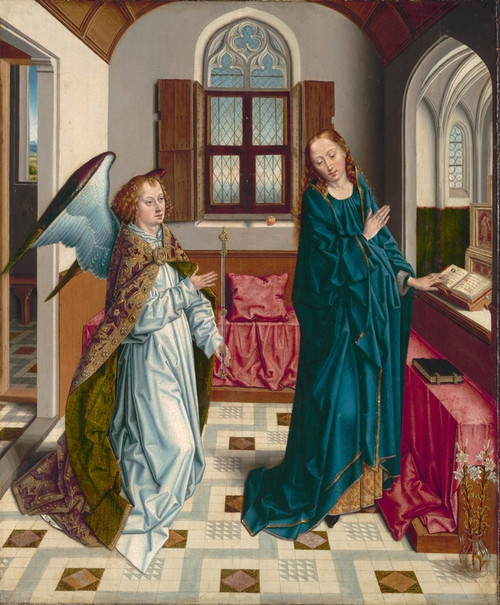 Digital Print - The Annunciation by Albrecht Bouts