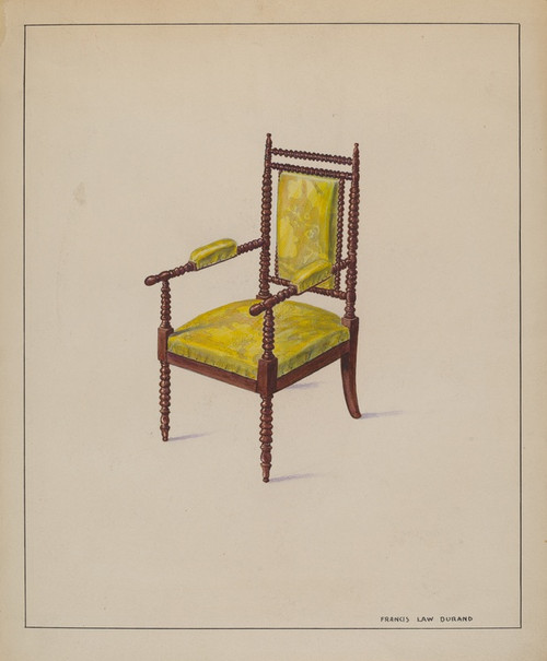 Digital Print - Child's (living room) Chair by Francis Law Durand