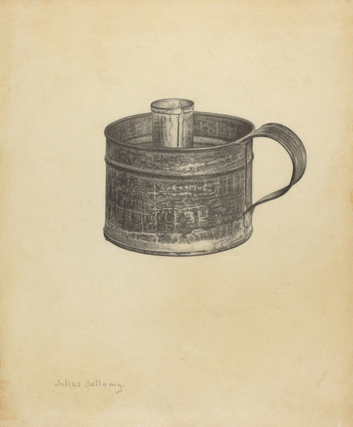 Digital Print - Wetting Cup by Julius Bellamy