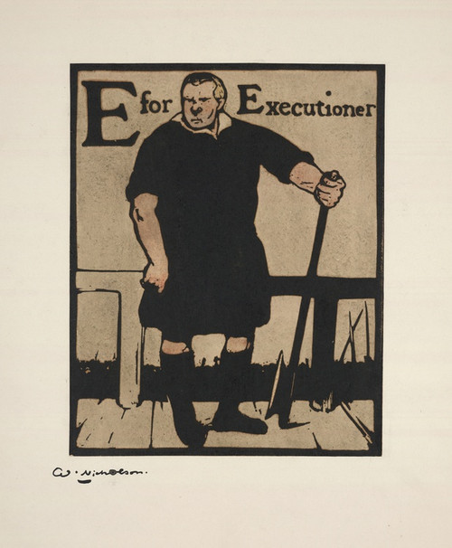 Digital Print - E is for Executioner by William Nicholson Digital Print - E is for Executioner by William Nicholson