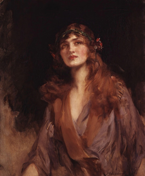 Digital Print - Lily Elsie (Mrs Bullough) by James Jebusa Shannon