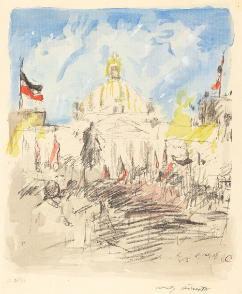 Digital Print - Bismarckfeier by Lovis Corinth
