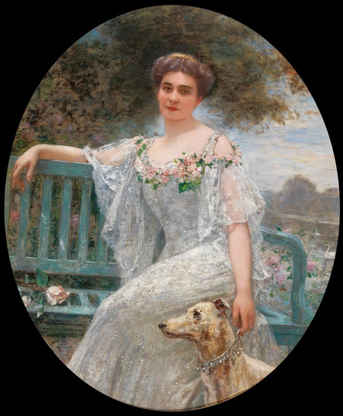 Digital Print - Damenportrait by Henri Gervex