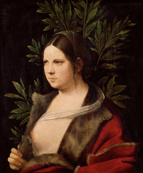 Digital Print - Young Woman (Laura) by Giorgione