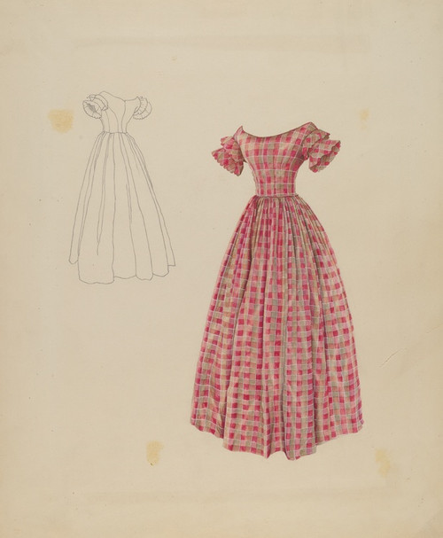 Digital Print - Afternoon Dress by Ray Price