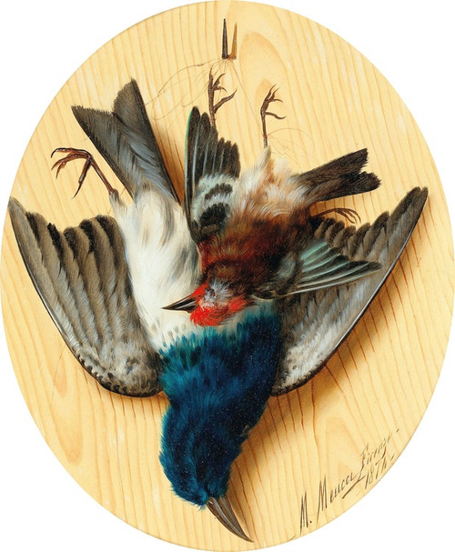 Digital Print - Still Life with Songbirds II by Michelangelo Meucci