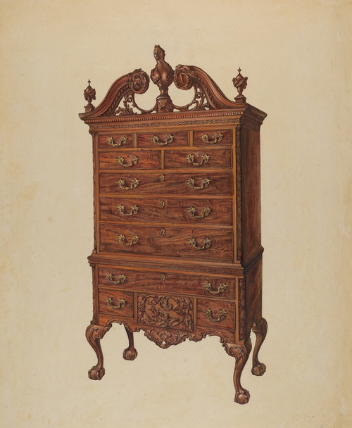 Digital Print - Highboy by Elisabeth Fulda Digital Print - Highboy by Elisabeth Fulda