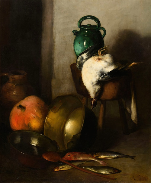 Digital Print - Nature morte by Antoine Vollon