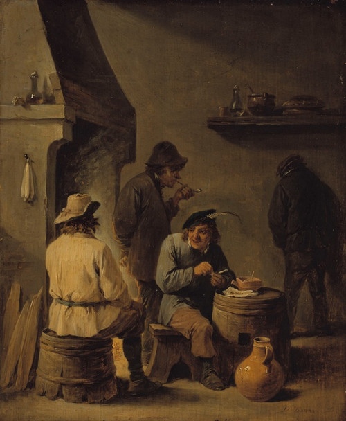 Digital Print - La tabagie by David Teniers The Younger