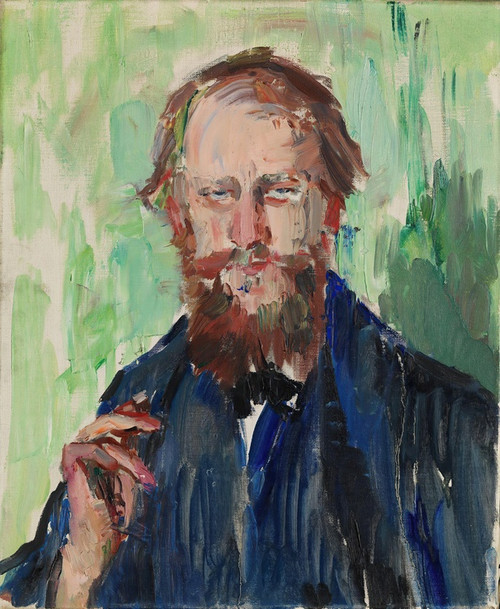 Digital Print - Portrait of the Danish Art Dealer M. Grosell by Henrik Lund