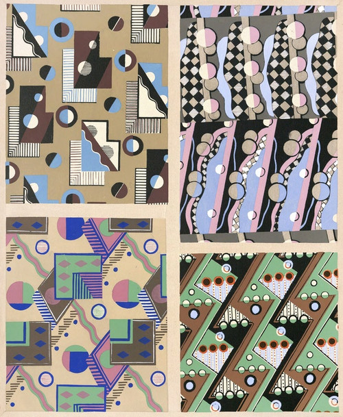 Digital Print - Collection decors et couleurs Pl.05 by Georges Valmier