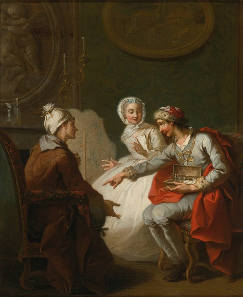 Digital Print - The Doctor's Visit by Etienne Jeaurat