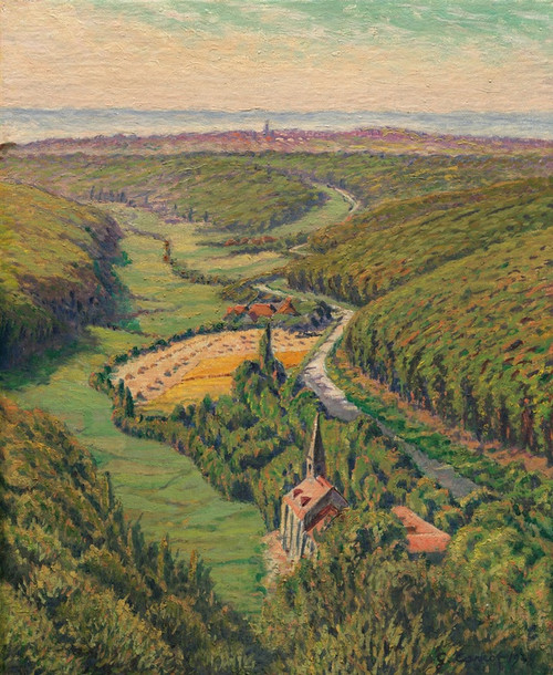Digital Print - Vue de Schlangenbad by Gustave Cariot