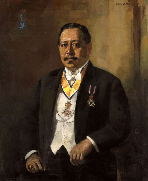 Digital Print - Willem Martinus Godfried Schumann (1877-1952). Voorzitter van de volksraad (1919-1925) by Willy Sluiter