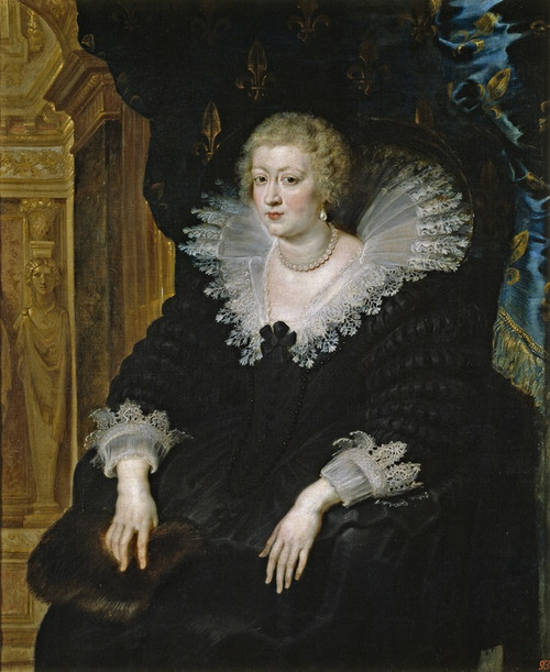 Digital Print - Portrait of Anne of Austria by Peter Paul Rubens