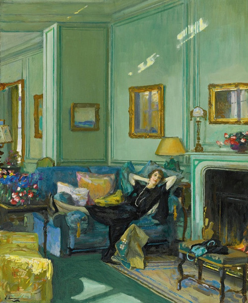 Digital Print - Mrs. Osler by Sir John Lavery Digital Print - Mrs. Osler by Sir John Lavery