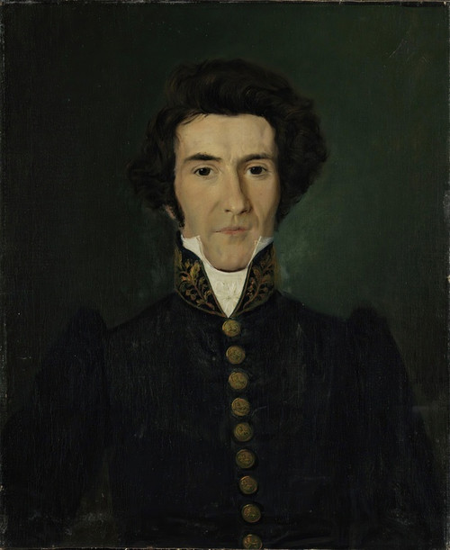 Digital Print - Portrait of Cabinet Minister Erik R. Minichen by Matthias Stoltenberg