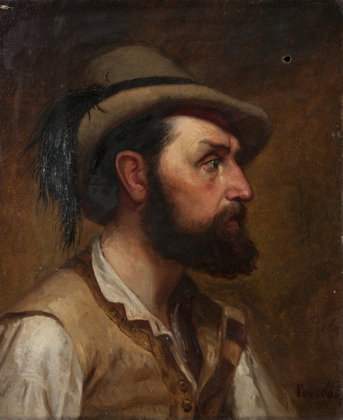 Digital Print - Self-portrait as a hunter by Edvard Persus