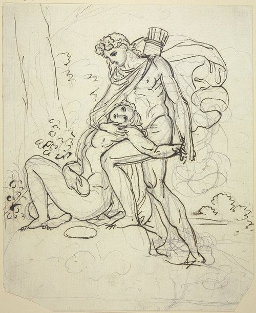 Digital Print - Apollo mit dem sterbenden Hyakinthos by Peter von Cornelius
