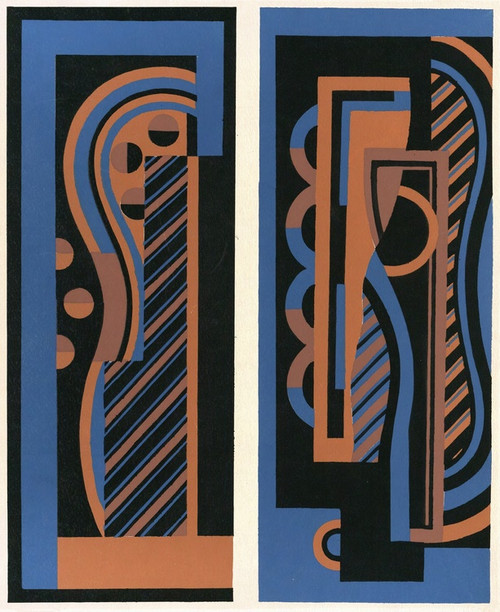 Digital Print - Collection decors et couleurs Pl.01 by Georges Valmier