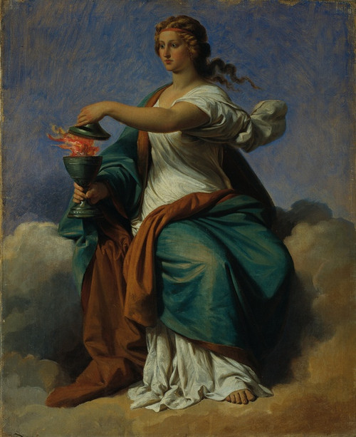 Digital Print - Allegorie Der Selbstbeherrschung (Migung)R by Karl von Blaas