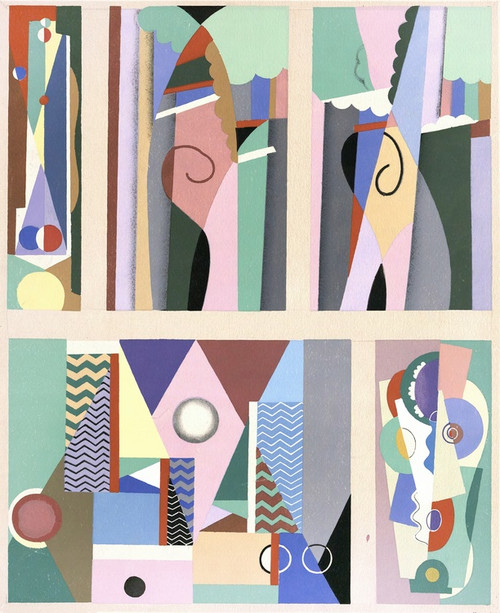 Digital Print - Collection decors et couleurs Pl.09 by Georges Valmier