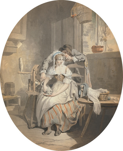 Digital Print - The Rustic Lover by Francis Wheatley