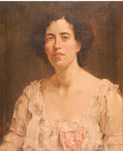 Digital Print - Picture of a Lady by Manchershaw Fakirjee Pithawalla