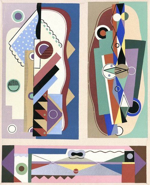 Digital Print - Collection decors et couleurs Pl.17 by Georges Valmier