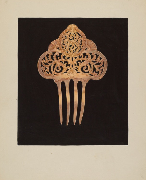 Digital Print - Comb by Harry Jennings
