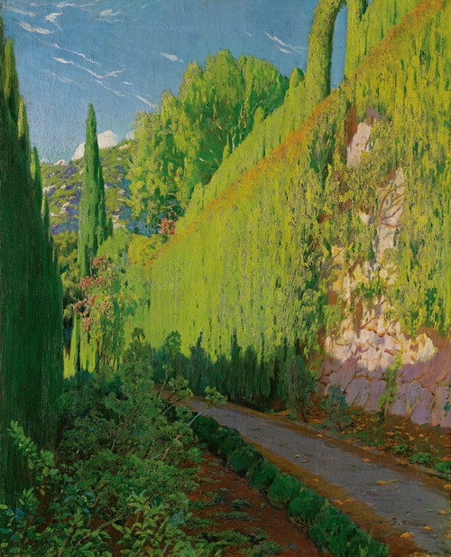 Digital Print - Jardn De Sa Coma. Valdemosa (GardenOf Sa Coma, Valdemosa) by Santiago Rusiol