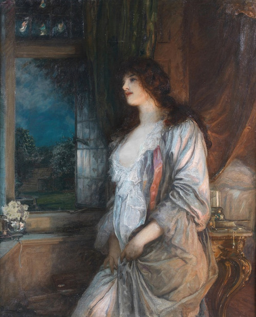 Digital Print - The nightingale's song by Robert Walker Macbeth