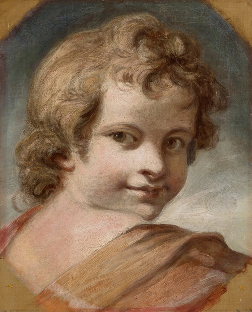 Digital Print - Head of a boy by Sir Joshua Reynolds