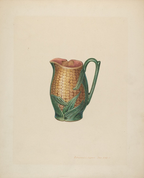 Digital Print - Cream Pitcher by Edward L. Loper