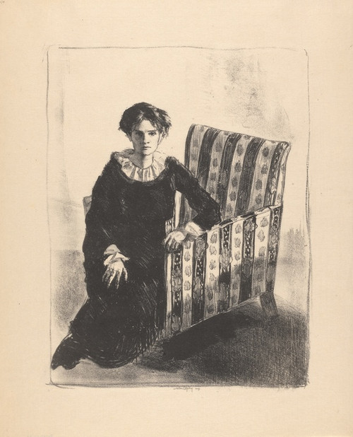 Digital Print - Study No. 2: Listening by John Copley