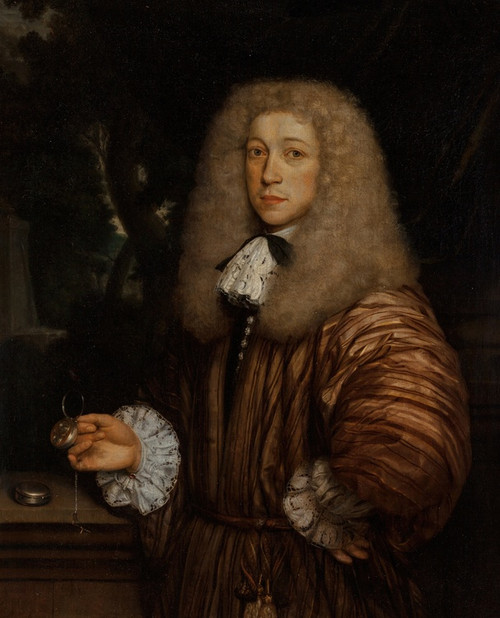 Digital Print - Gentleman with Watch by Circle of John Michael Wright