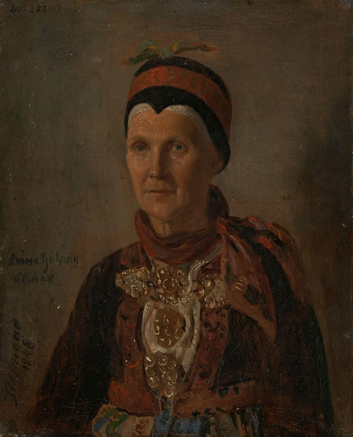 Digital Print - Portrait of Anna Gulsvig by Adolph Tidemand