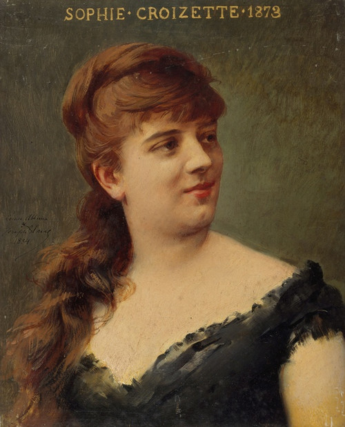 Digital Print - Portrait de Sophie Croizette (1847-1901), socitaire de la Comdie-Franaise by Louise Abbma