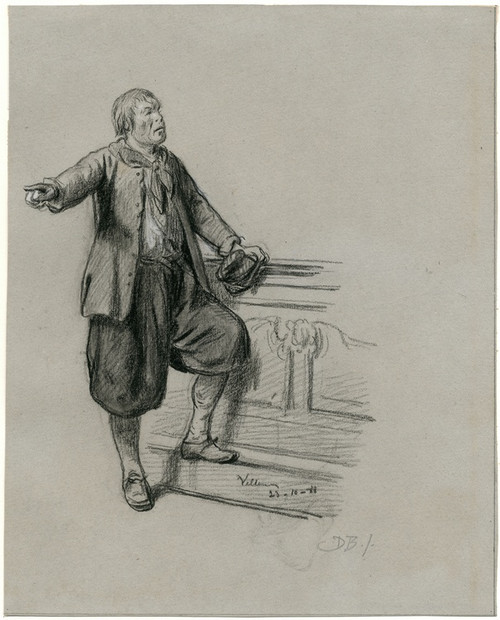 Digital Print - Velleman, a character from Jacob van Lennep's Ferdinand Huyck by David Bles