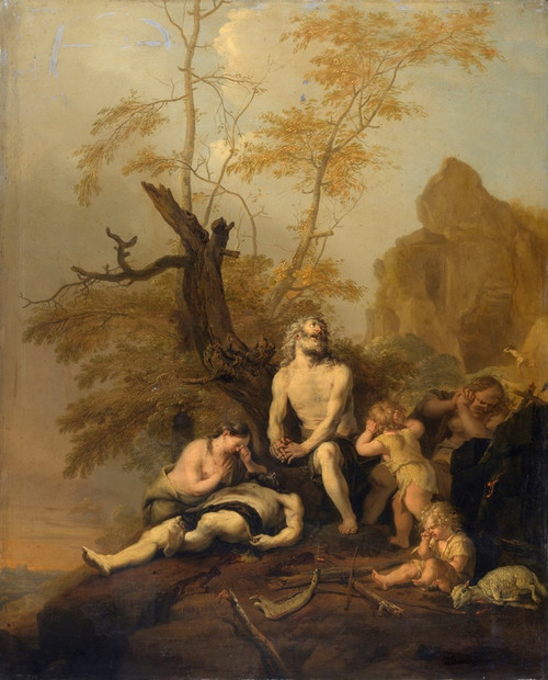 Digital Print - The Death of Abel by Bartholomeus Breenbergh