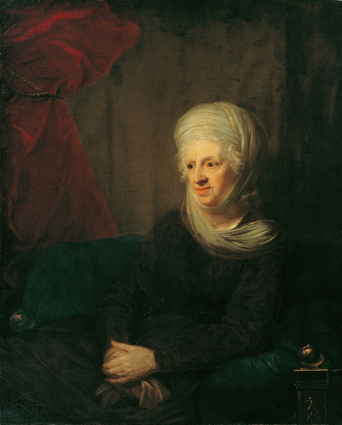 Digital Print - Eine alte Dame (Frau von Weinbrenner) by Josef Grassi