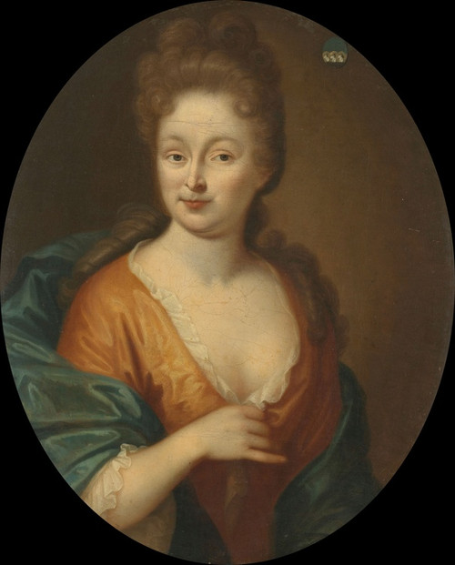 Digital Print - Portrait of a Woman, possibly Elisabeth Hollaer, Wife of Theodorus Rijswijk by Pieter Van Der Werff