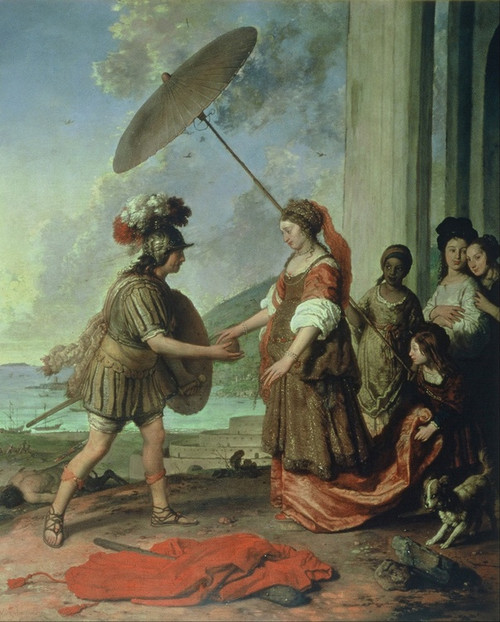 Digital Print - Theseus and Ariadne by Willem Strijcker